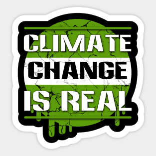 Climate Change is Real Sticker